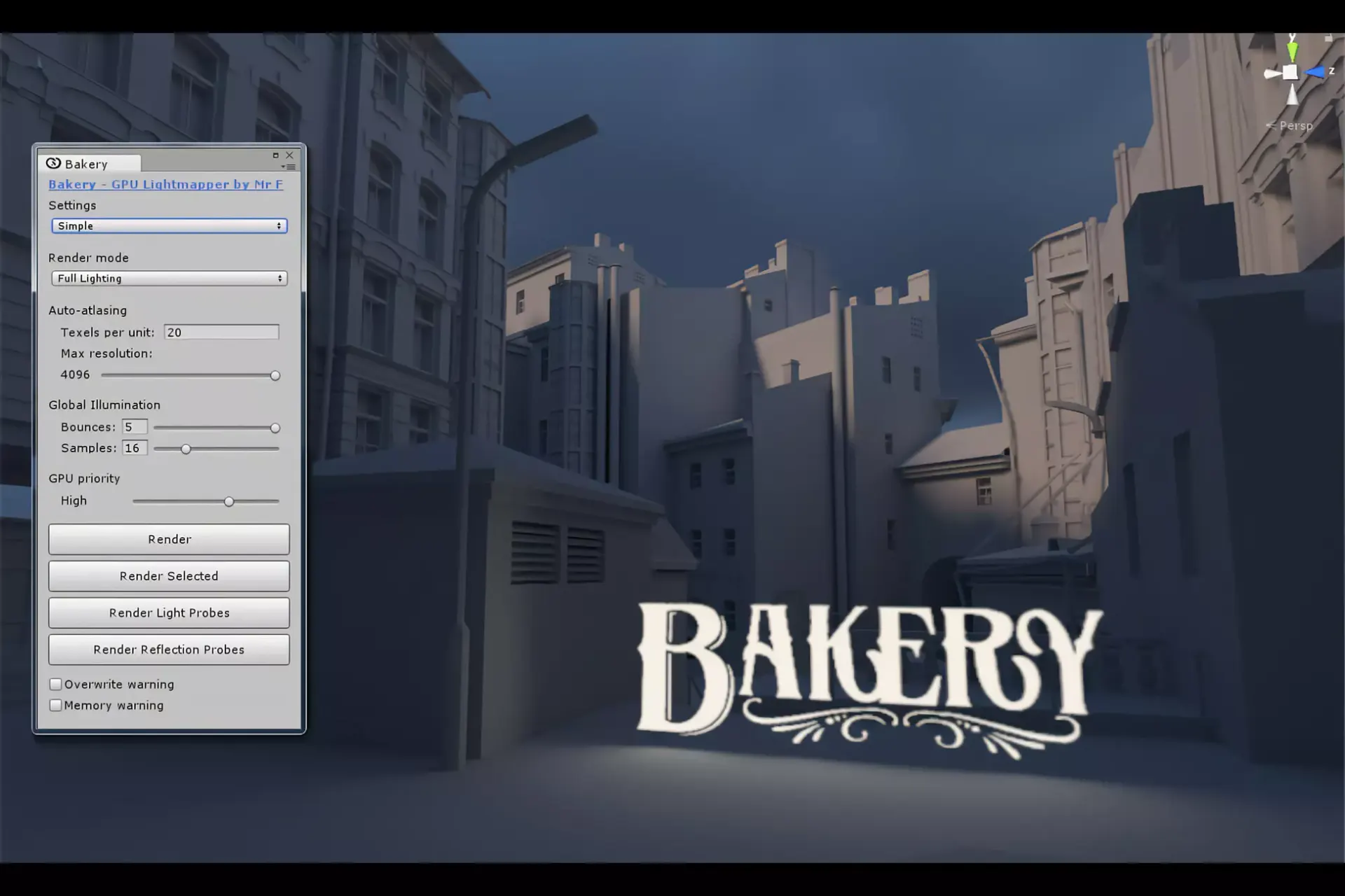 Bakery - GPU Lightmapper